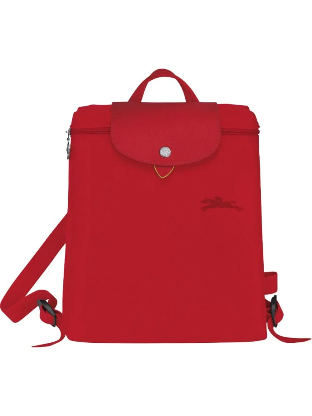 Longchamp Le Pliage Green Backpack in Tomato